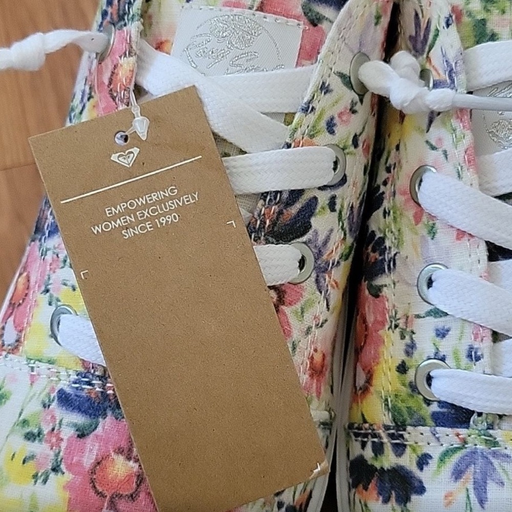 Roxy Floral Athletic Shoes - Multicolor - Picture 4 of 9